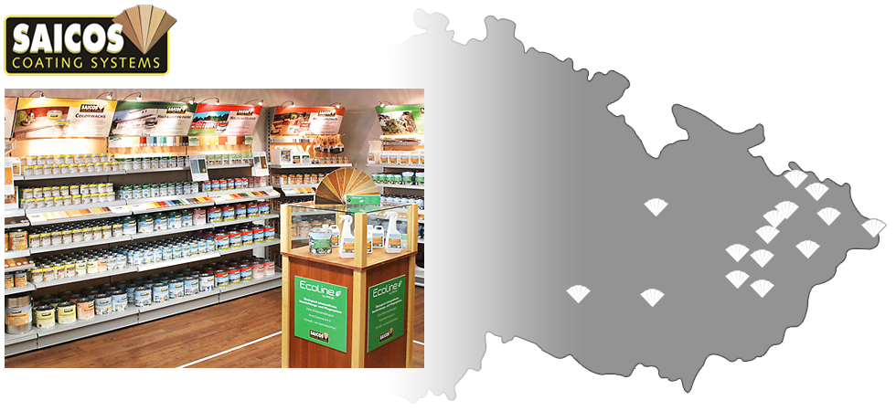 Seznam prodejců - přírodní oleje a vosky Saicos - oblast Morava