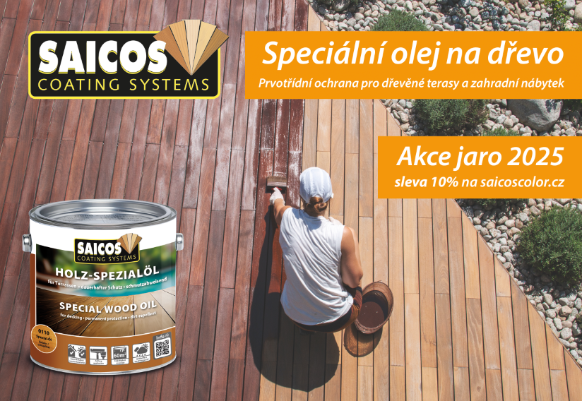 Saicos Speciální olej na dřevo - sleva 10%